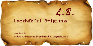 Laczházi Brigitta névjegykártya
